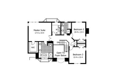 2nd Floor Plan, 023H-0017