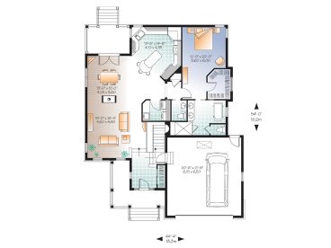 1st Floor Plan, 027H-0320