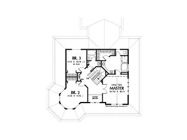 2nd Floor Plan, 034H-0208