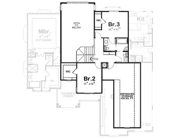 2nd Floor Plan, 031H-0207