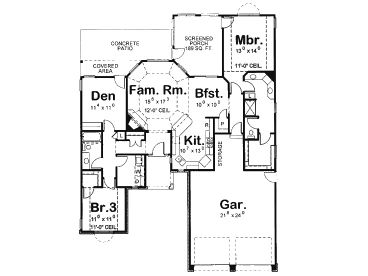 Floor Plan, 031H-0173