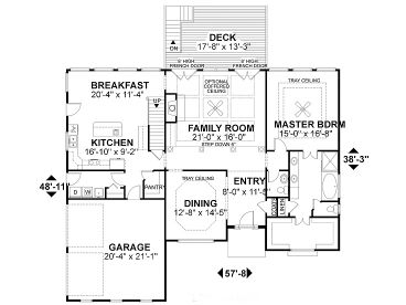1st Floor Plan, 007H-0095