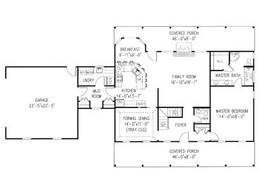 1st Floor Plan, 044H-0010