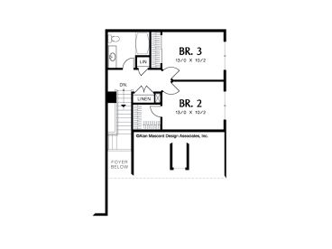 2nd Floor Plan, 034H-0155