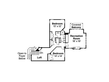 2nd Floor Plan, 051H-0082