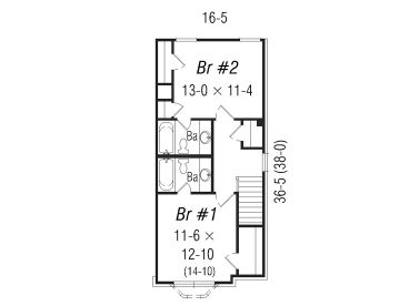 3rd Floor Plan, 061H-0013