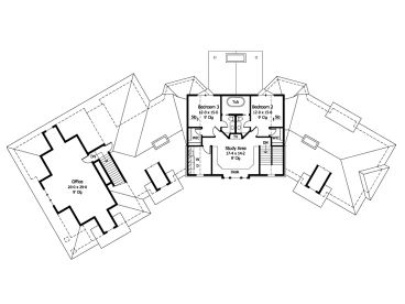 2nd Floor Plan, 023H-0151