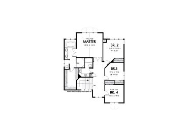 2nd Floor Plan, 034H-0121