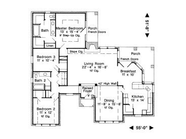 Floor Plan, 054H-0108