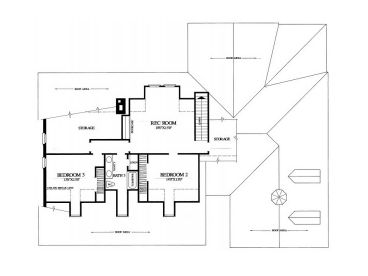 2nd Floor Plan, 063H-0008