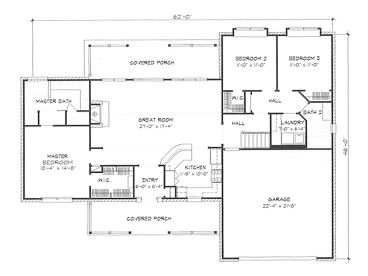 1st Floor Plan, 008H-0043
