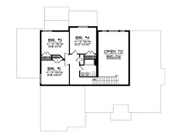 2nd Floor Plan, 020H-0216