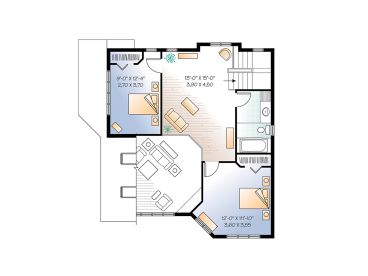 2nd Floor Plan, 027H-0115