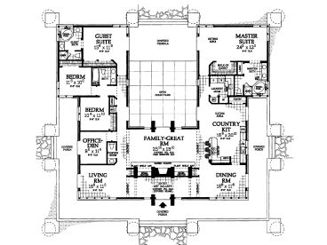 Floor Plan, 057H-0025