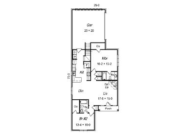1st Floor Plan, 061H-0015