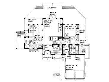 1st Floor Plan, 010H-0019
