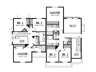 2nd Floor Plan, 034M-0007