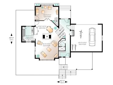 1st Floor Plan, 027H-0211