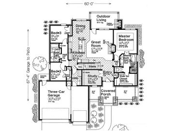 1st Floor Plan, 002H-0135