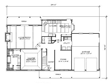 1st Floor Plan, 008H-0010