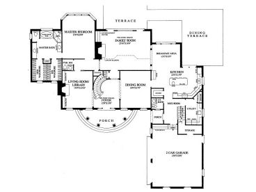 1st Floor Plan, 063H-0061