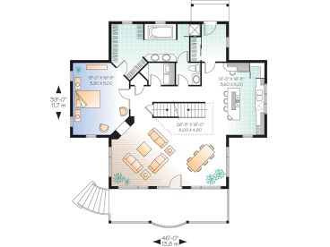 1st Floor Plan, 027H-0106