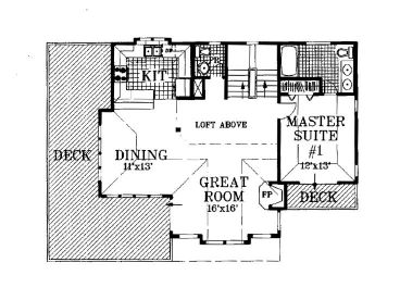 2nd Floor Plan, 041H-0013