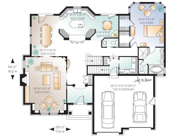 1st Floor Plan, 027H-0084