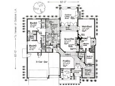 1st Floor Plan, 002H-0054