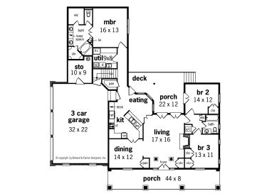 1st Floor Plan, 021H-0101