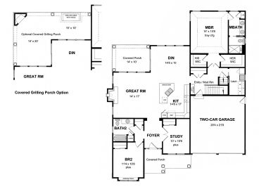 1st Floor Plan, 014H-0093