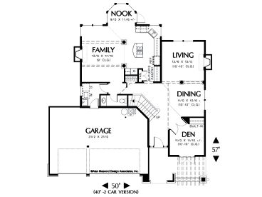 1st Floor Plan, 034H-0111