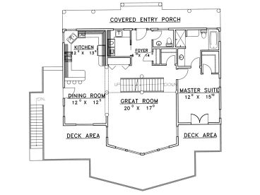 1st Floor Plan, 012H-0056