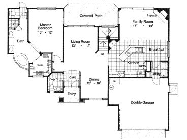 1st Floor Plan, 043H-0069