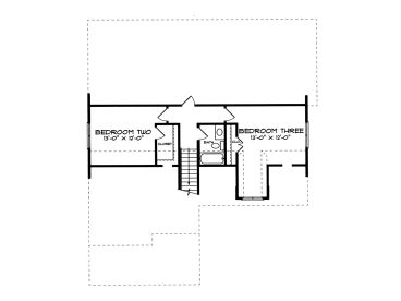 2nd Floor Plan, 029H-0011