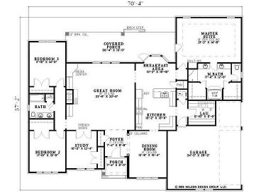 Floor Plan, 025H-0074