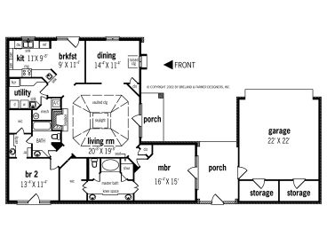 Floor Plan, 021H-0092