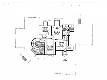 2nd Floor Plan, 002H-0070