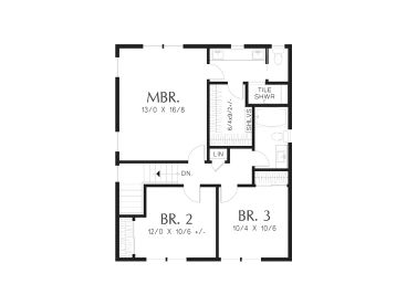 2nd Floor Plan, 034H-0472