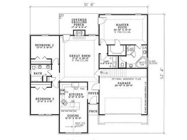 Floor Plan, 025H-0018