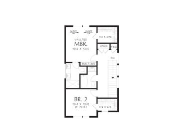 2nd Floor Plan, 034H-0486