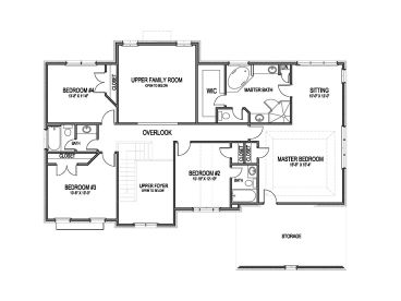 2nd Floor Plan, 058H-0108