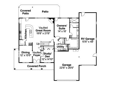 1st Floor Plan, 051H-0139