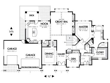 Floor Plan, 034H-0087