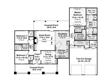 1st Floor Plan, 001H-0146