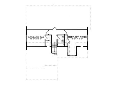 2nd Floor Plan, 029H-0013