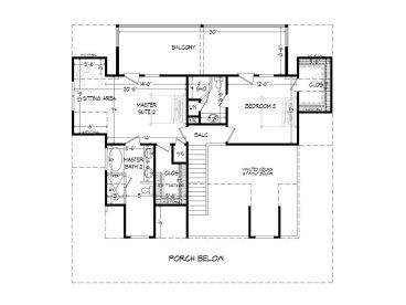 2nd Floor Plan, 062H-0032
