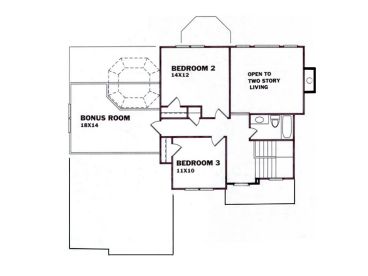 2nd Floor Plan, 045H-0040