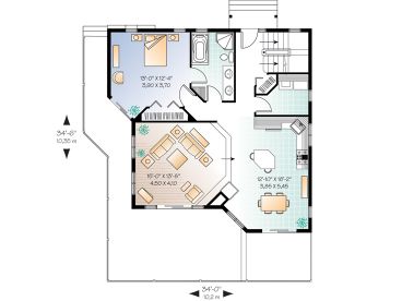 1st Floor Plan, 027H-0115