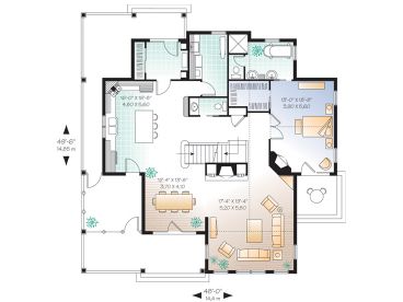 1st Floor Plan, 027H-0110